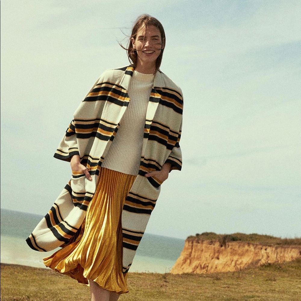 NWT The Odells Striped Cocoon Jacket